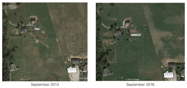 Aerial View of Pasture after 3 Years Using Rotational Grazing