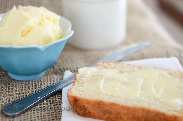homemade sweet cream butter