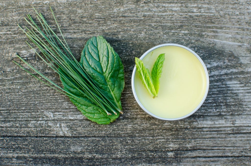Massage a dab of Peppermint Pine Headache Salve on your temples when you start to feel a headache. Breathe deeply and feel your headache melt away.