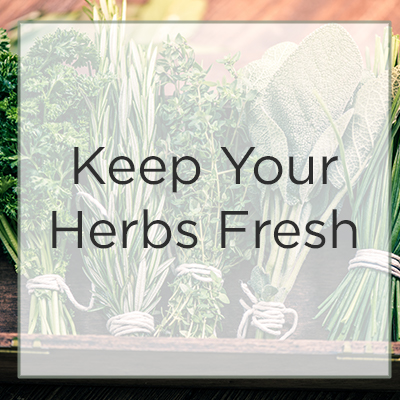What You Need to Know to Have Your Fresh Herbs Last Longer